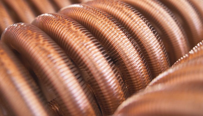 Heat exchanger made of copper